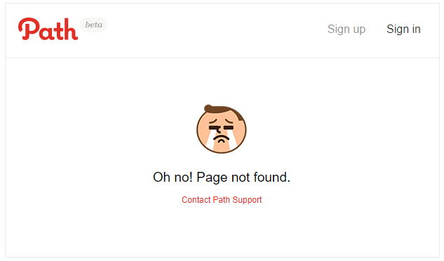 Path–超简单404页面设计